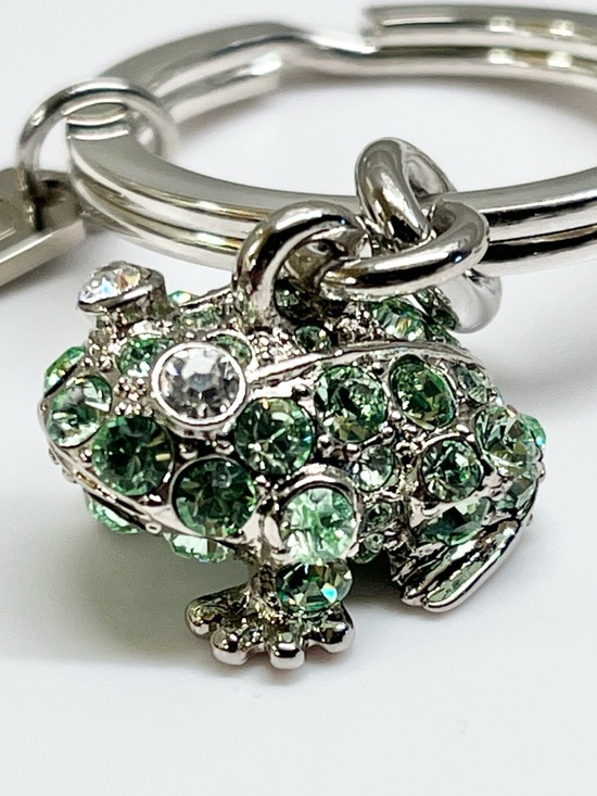 Coach Accessories - Coach Pave Crystal Frog Key Fob NWOT